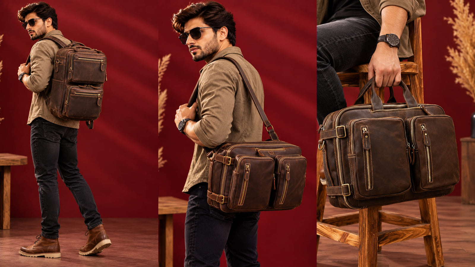 One bag.
Three carries.